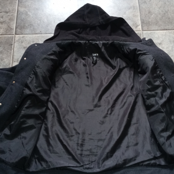 Bar III Pea Coat with Hood - Picture 5 of 8